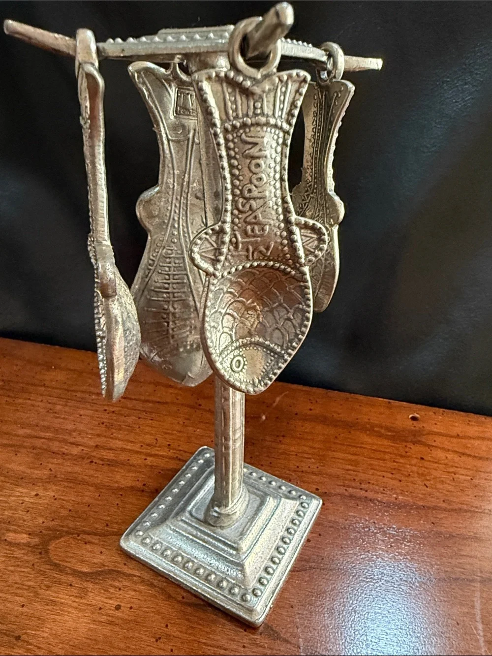 Crosby & Taylor Pewter Fish-Shaped Metal Spoon Set Collection